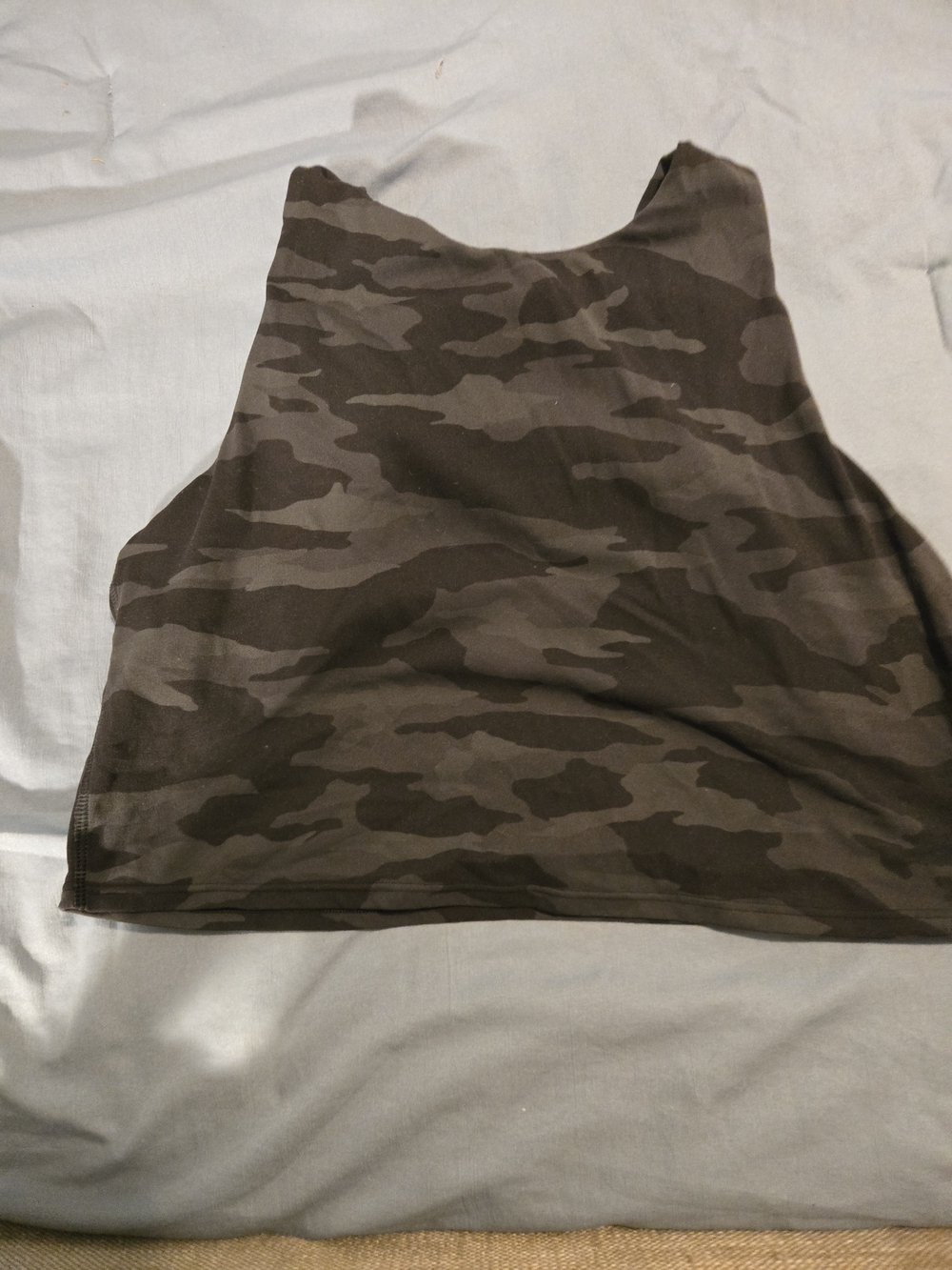 Athleta Brown Camo Crop Tank